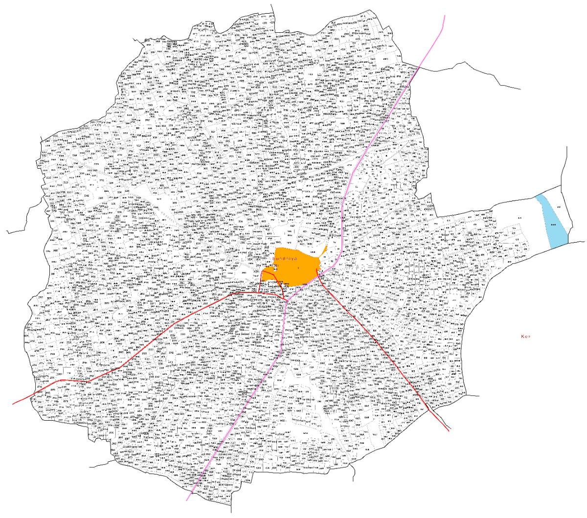 Detailed Village Map of Sundhiya