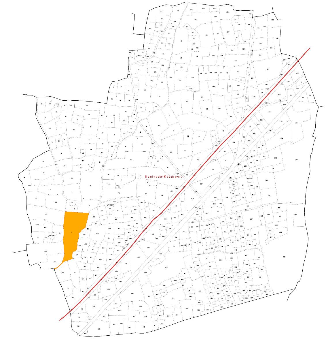 Detailed Village Map of Nanivada