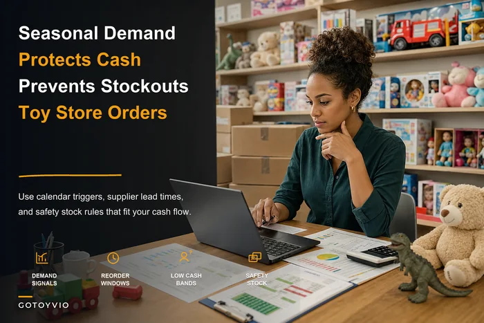Build a seasonal inventory system that prevents stockouts and protects cash