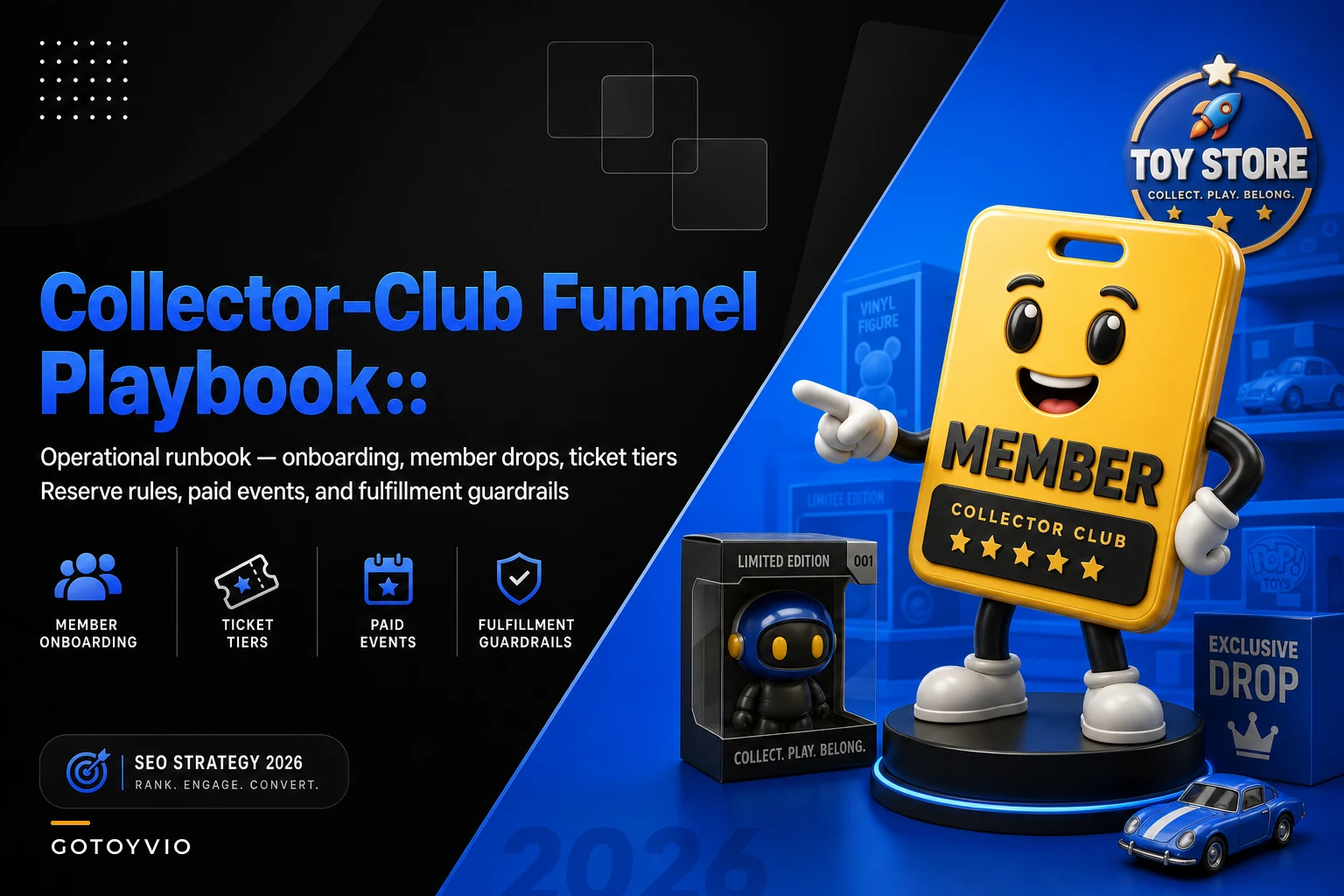 Collector-club funnel playbook: turn enthusiasts into paid events, member drops and repeat buyers