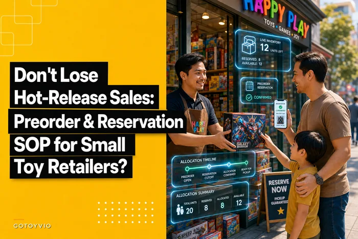 Don't lose hot-release sales: a preorder and reservation SOP for small toy retailers