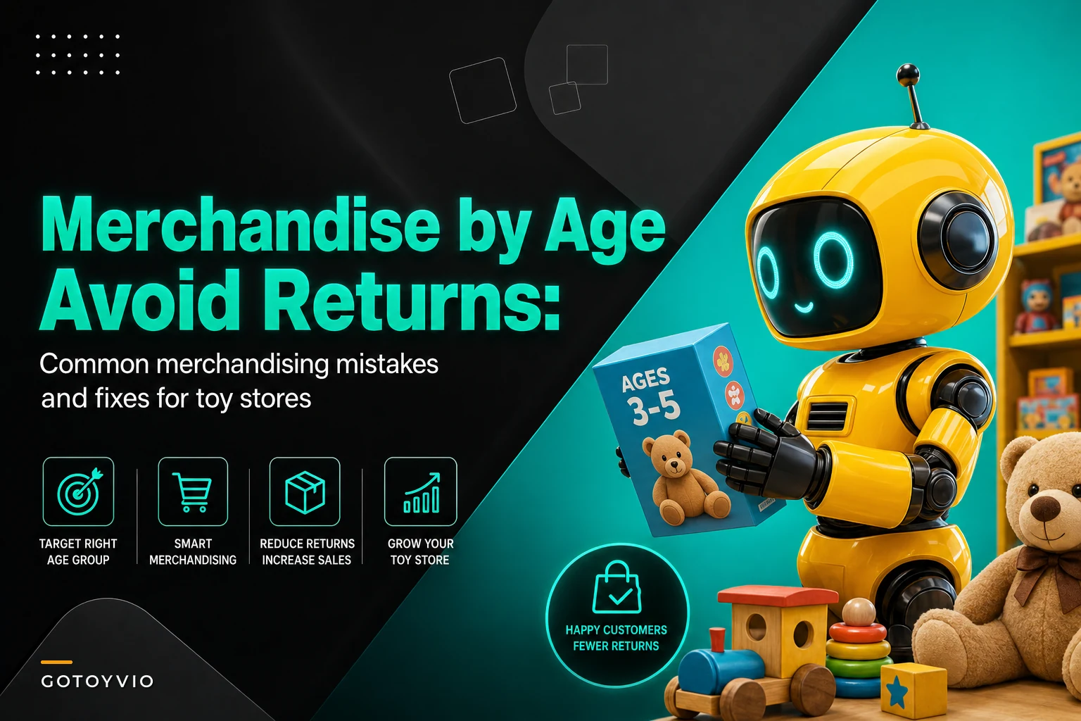 Merchandise by age without creating returns: common merchandising mistakes and fixes for toy stores