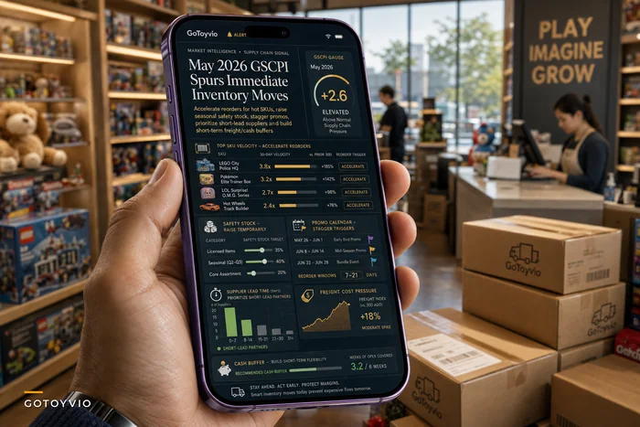 Responding to May 2026's supply‑chain squeeze: seasonal inventory moves every toy store should make now