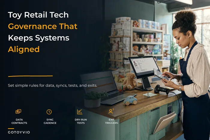 Retail tech governance for small independent toy retailers
