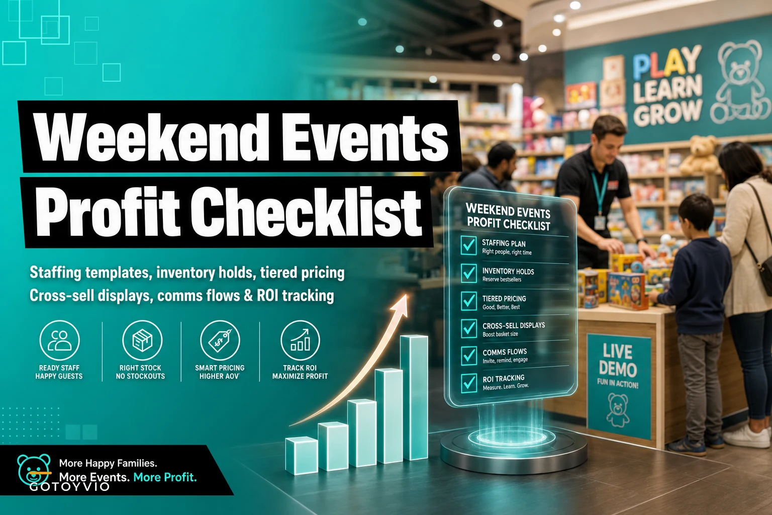 Weekend Event Operations Checklist That Ensures Profitable Toy-Store Classes and Demos