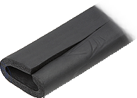 Pipe Insulation, self-adhesive, for 1 pipe, 1 1/8 x 1/2 x 6 (Price per foot)  (LOCAL DELIVERY ONLY) (186' per carton)