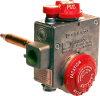 Gas valve for natural gas water heater, 42,000 BTU, White-Rodgers