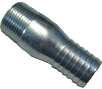 Galv insert fitting, 1barb x1mip