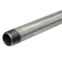 Galv pipe, 2 (sold per 21' stick / priced per foot) (LOCAL DELIVERY ONLY)