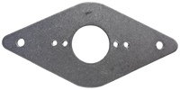 Hose bibb mounting plate