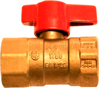 Gas ball valve 1/2fip x fip