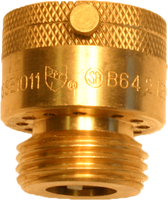 Vacuum breaker for hose thread