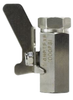 Mini ball valve, nickel plated, fip x fip, 3/8