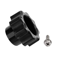 Prier replacement handle and screw kit for Mansfield style frost proof (grey handle and stainless steel screw)