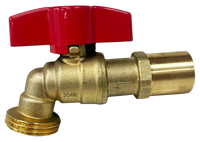 Ball valve hose bibb 1/2c or 3/4c