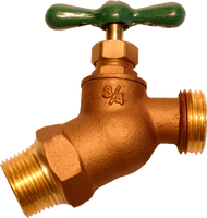 No kink hose bibb 1/2mip/c loose key