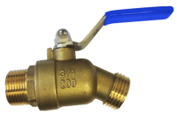 Ball valve hose bibb 3/4mip lever handle