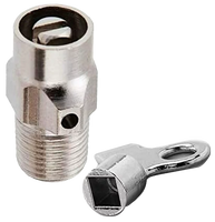 Coin key air vent, w/key