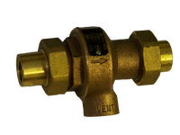 Backflow preventer 3/4ip w/double union w/atmospheric vent