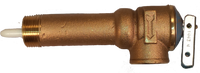 T & P valve 150psi, 3/4mip x 3/4fip, 3 1/2 shank, 4 3/8 body, 105000 BTU, 210 temperature relief, Watts