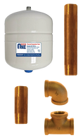 Water heater 2gal expansion tank safety kit (custom label)