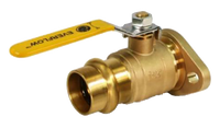 Ball valve flanged Press, 1, with bolts