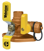 Isolation valve w/highflow drain, rotating flange, 1 1/4c