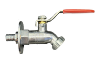 Ball valve hose sillcock, w/SS lever handle, 1/2 pexB (F1807)