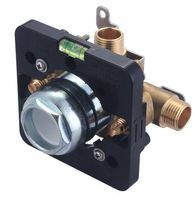 Pressure balance shower valve only, w/ceramic disc cartridge & integral stops, ip