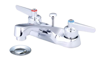 Lavatory faucet two lever handles w/brass popup castbrass ceramic cartridges (Central Brass )