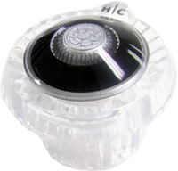 Moen Chateau acrylic handle round lav, short broach