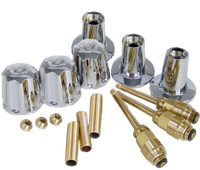 Gerber tub/shower REBUILD kit w/screw on escutcheons
