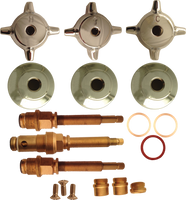 Central Brass tub/shower REBUILD kit old style, with set screw escutcheons