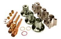 Central Brass tub/shower REBUILD kit, with screw on escutcheons