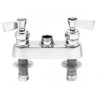 Fisher deck mount 4 center faucet w/swivel outlet (3500)