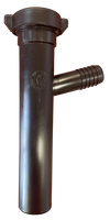 Branch tailpiece black universal connect, 3/4 spout
