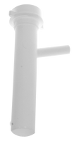 Branch tailpiece white slip connect, 1/2 branch