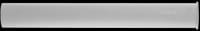 Flanged tailpiece white plastic 1 1/2 x 12