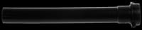 Slip joint extension black plastic 1 1/2 x 12