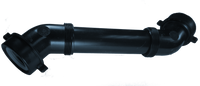 Offset double slip joint black