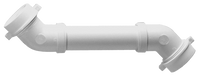 Offset double slip joint white