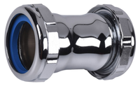 Slip joint coupling, chrome 20ga 1 1/4