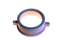 Slip joint nut 1 1/4 white plastic