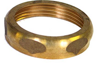 Slip joint nut 1 1/2 x 1 3/8 brass