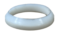 Slip joint washer polyelastimer 1 1/4 white