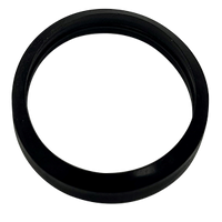Slip joint washer polyelastimer 1 1/2 black