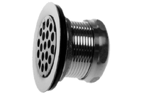 Sink strainer 2 1/2 w/snap-in grid, diecast nuts