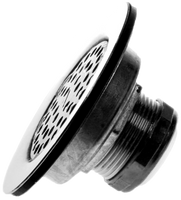 Sink strainer 4 1/2 w/snap in grid