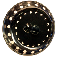 Basket strainer replacement basket w/post