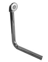 Commercial sink overflow, 1 1/4 x 14 x 18, Chrome